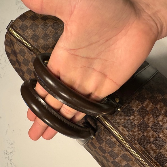 Louis Vuitton Keepall Bandouliere Bag Damier Ebene 45 - Picture 10 of 16